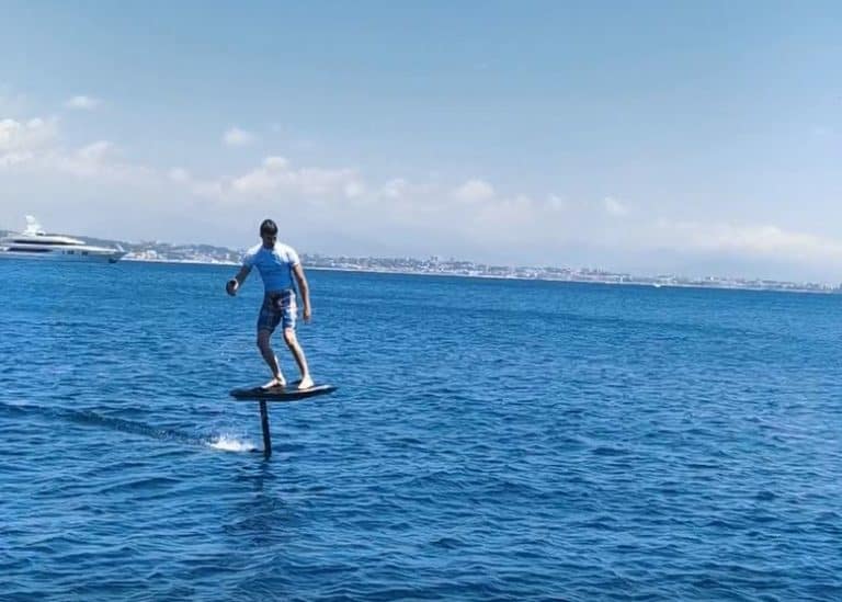 Session eFoil aux îles de Lerins